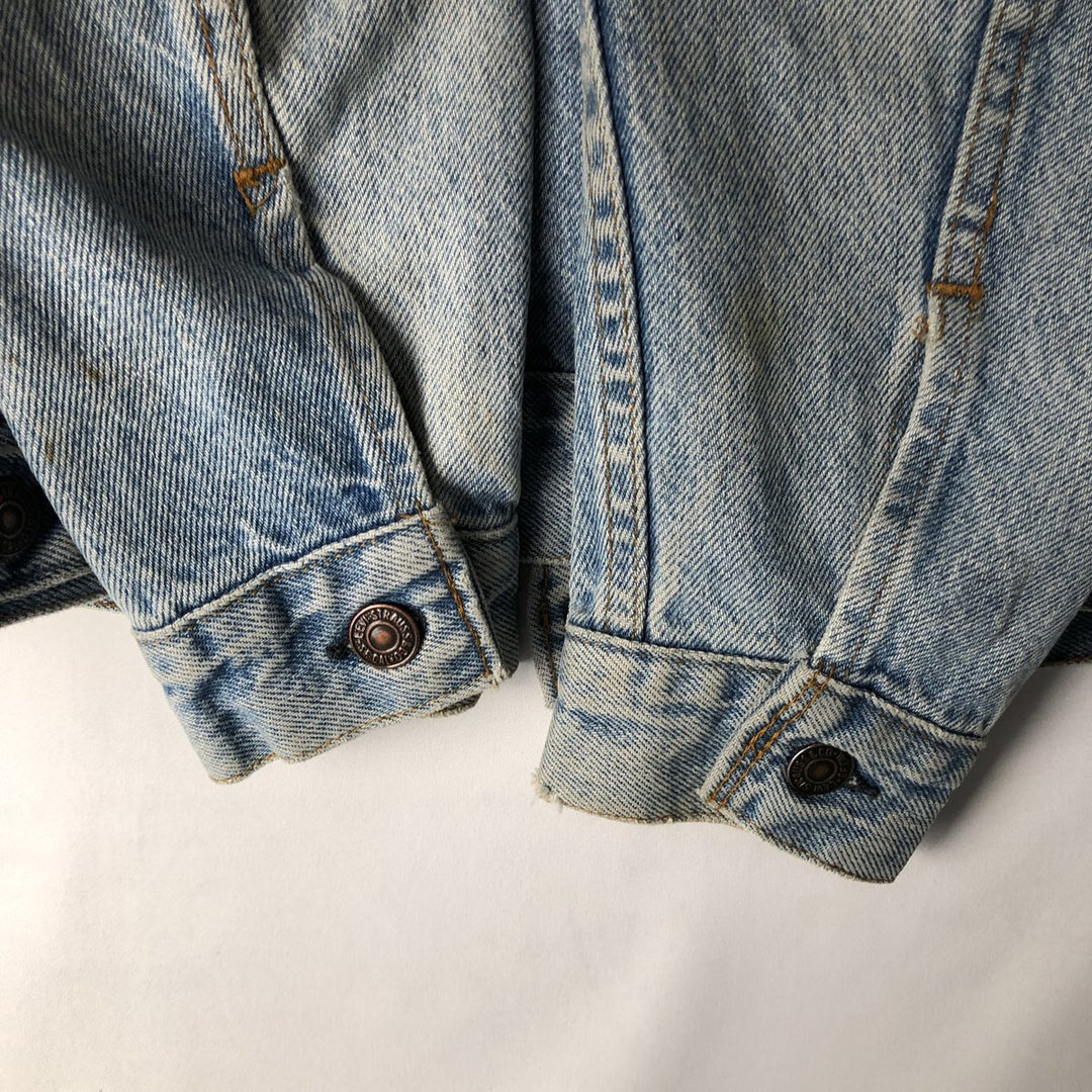 ~90'S Levi's denim jacket, denim jacket, made in the USA, men's size S, vintage cotton blue type Vintage Second Hand