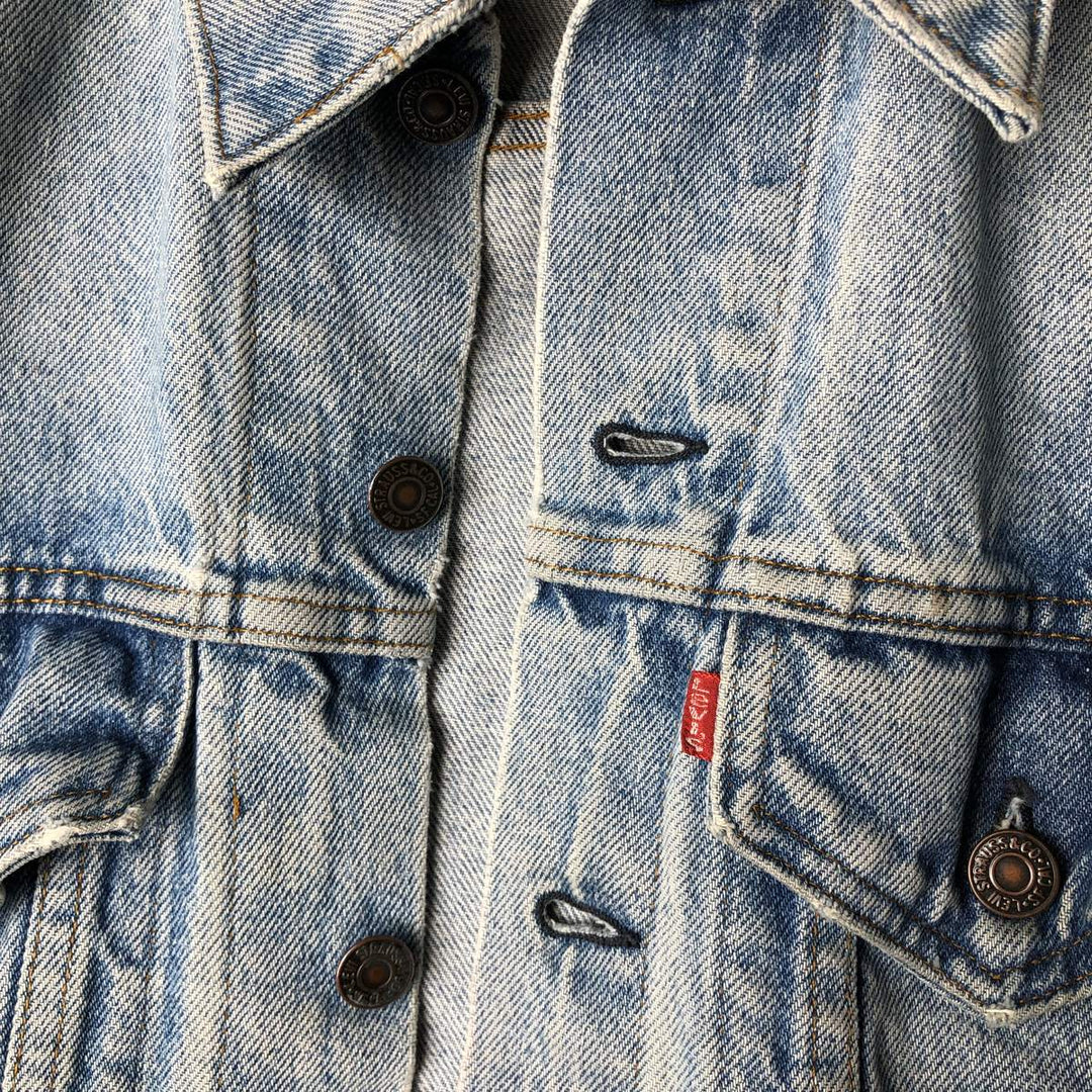 ~90'S Levi's denim jacket, denim jacket, made in the USA, men's size S, vintage cotton blue type Vintage Second Hand