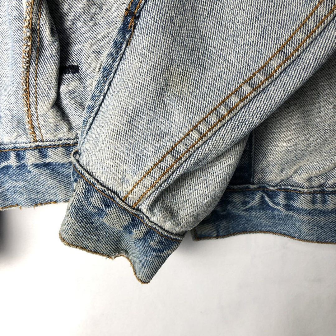 ~90'S Levi's denim jacket, denim jacket, made in the USA, men's size S, vintage cotton blue type Vintage Second Hand