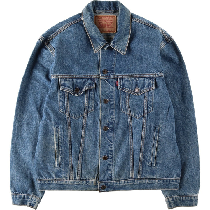90'S Levi's 70503-02 denim jacket, denim jacket, men's size L, vintage cotton blue type Vintage Second Hand