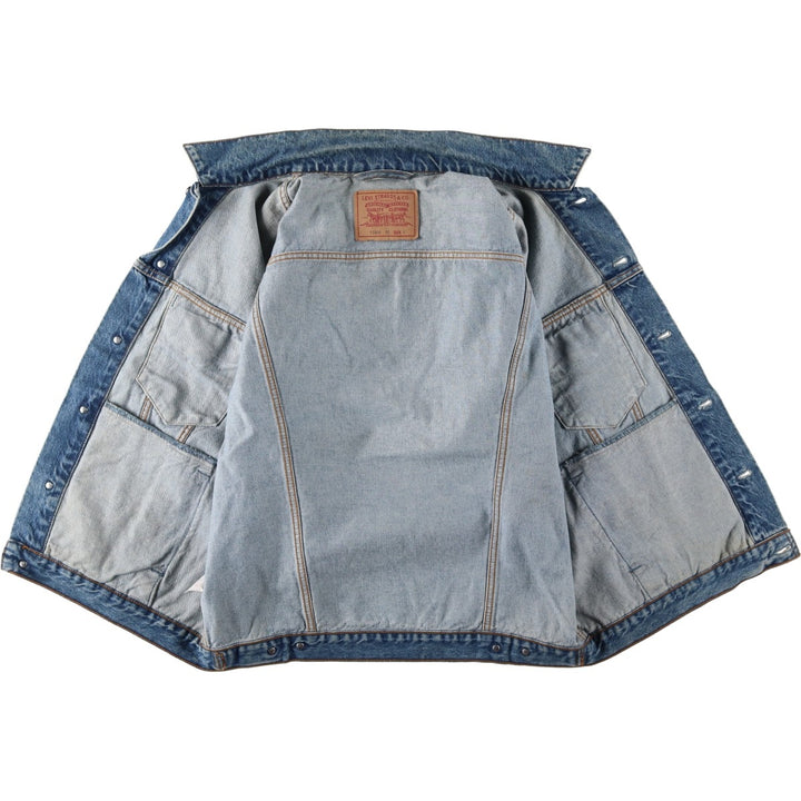 90'S Levi's 70503-02 denim jacket, denim jacket, men's size L, vintage cotton blue type Vintage Second Hand