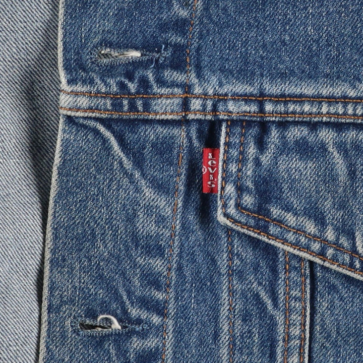 90'S Levi's 70503-02 denim jacket, denim jacket, men's size L, vintage cotton blue type Vintage Second Hand