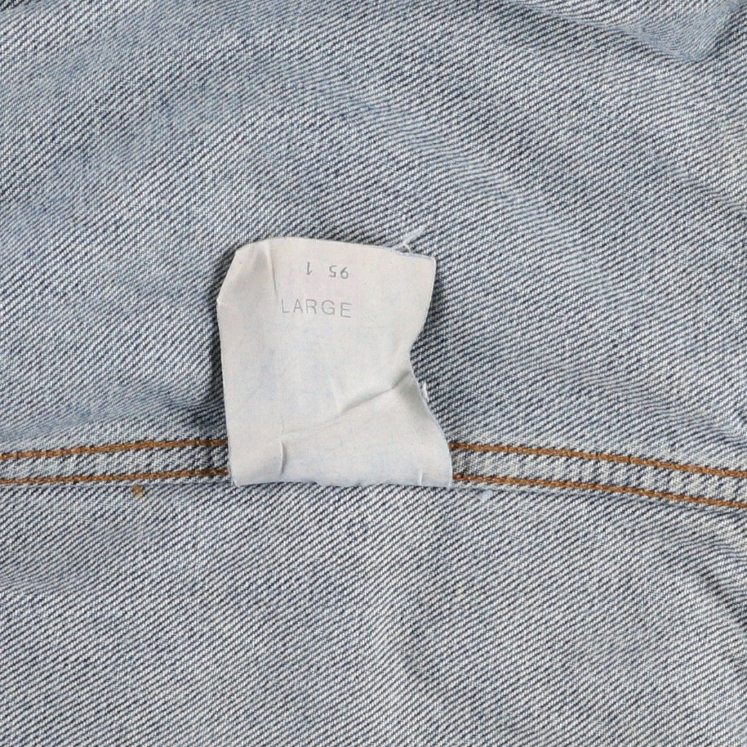 90'S Levi's 70503-02 denim jacket, denim jacket, men's size L, vintage cotton blue type Vintage Second Hand