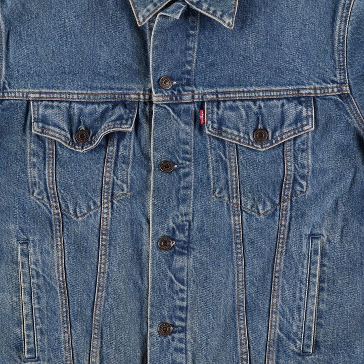 90'S Levi's 70503-02 denim jacket, denim jacket, men's size L, vintage cotton blue type Vintage Second Hand