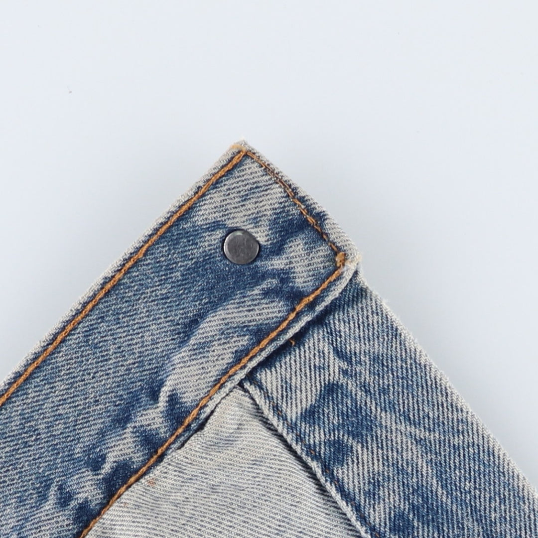 Levi's 70507-0389 American flag back print denim jacket, men's size XL. unclear blue type Vintage Second Hand