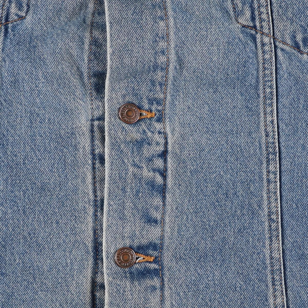 Levi's 70507-0389 American flag back print denim jacket, men's size XL. unclear blue type Vintage Second Hand