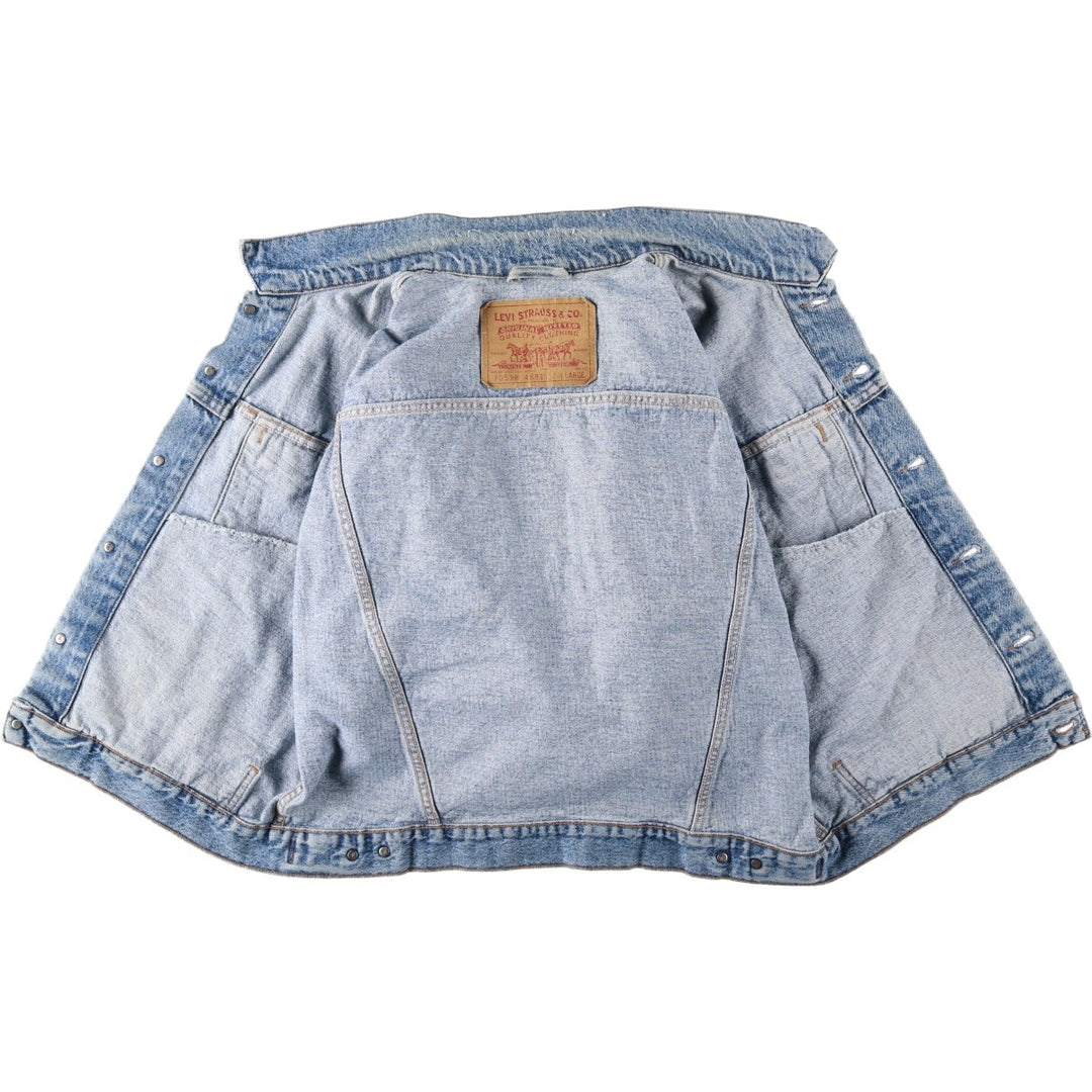 Levi's 70598-4891 Large Patch Denim Jacket (Men's Size L) unclear blue type Vintage Second Hand