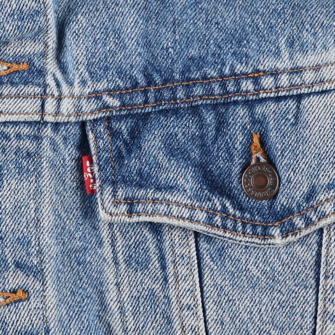 Levi's 70598-4891 Large Patch Denim Jacket (Men's Size L) unclear blue type Vintage Second Hand