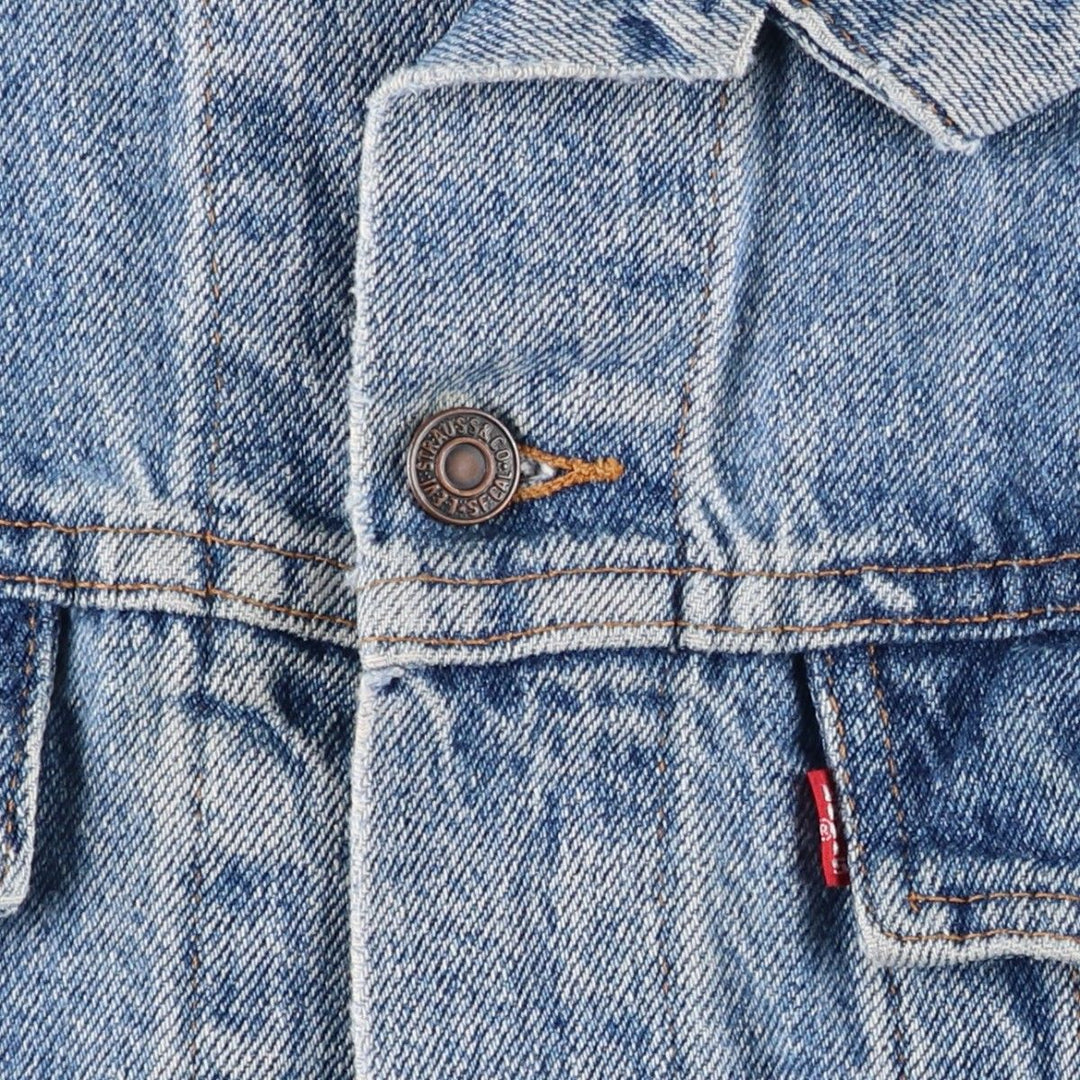 Levi's 70598-4891 Large Patch Denim Jacket (Men's Size L) unclear blue type Vintage Second Hand