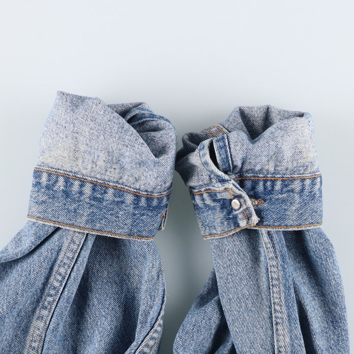 Levi's 70598-4891 Large Patch Denim Jacket (Men's Size L) unclear blue type Vintage Second Hand