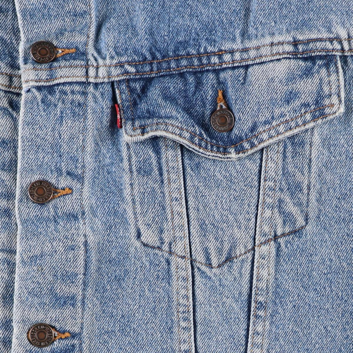 Levi's 70598-4891 Large Patch Denim Jacket (Men's Size L) unclear blue type Vintage Second Hand