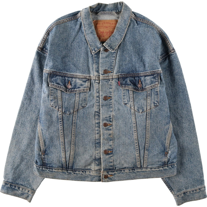 1990'S Levi's 76598-4891 Denim Jacket, Made in USA, Men's Size L (approx.), Vintage cotton blue type Vintage Second Hand
