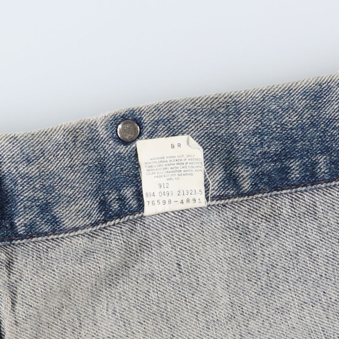 1990'S Levi's 76598-4891 Denim Jacket, Made in USA, Men's Size L (approx.), Vintage cotton blue type Vintage Second Hand