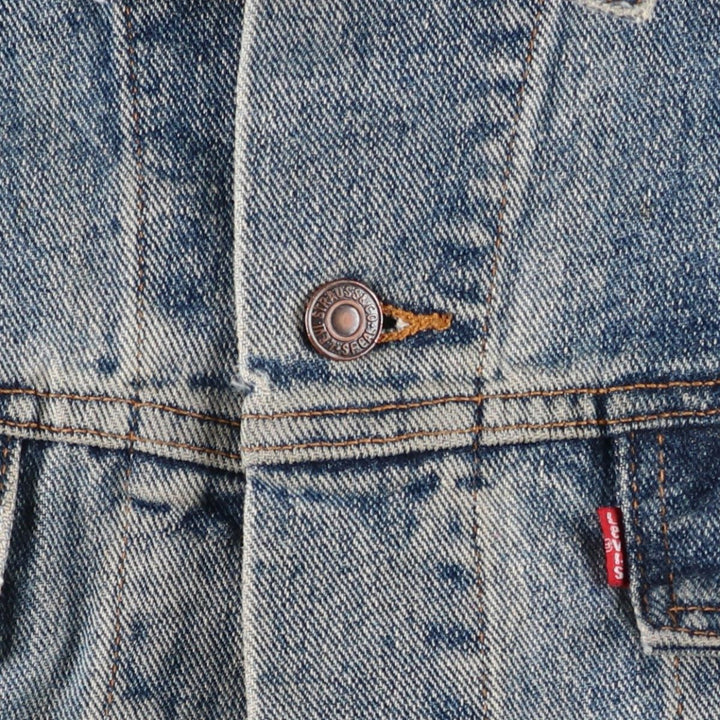 1990'S Levi's 76598-4891 Denim Jacket, Made in USA, Men's Size L (approx.), Vintage cotton blue type Vintage Second Hand