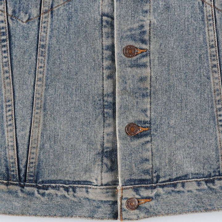 1990'S Levi's 76598-4891 Denim Jacket, Made in USA, Men's Size L (approx.), Vintage cotton blue type Vintage Second Hand