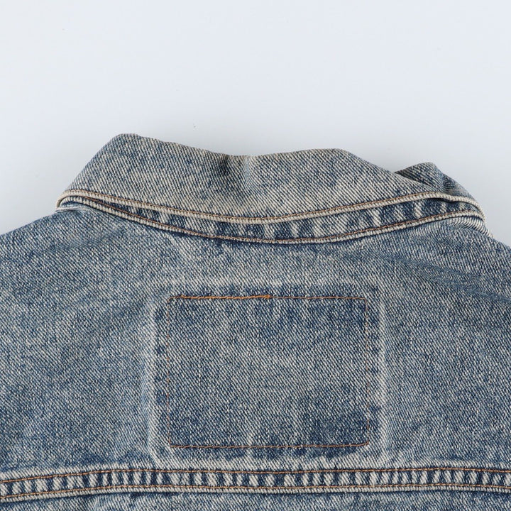 1990'S Levi's 76598-4891 Denim Jacket, Made in USA, Men's Size L (approx.), Vintage cotton blue type Vintage Second Hand