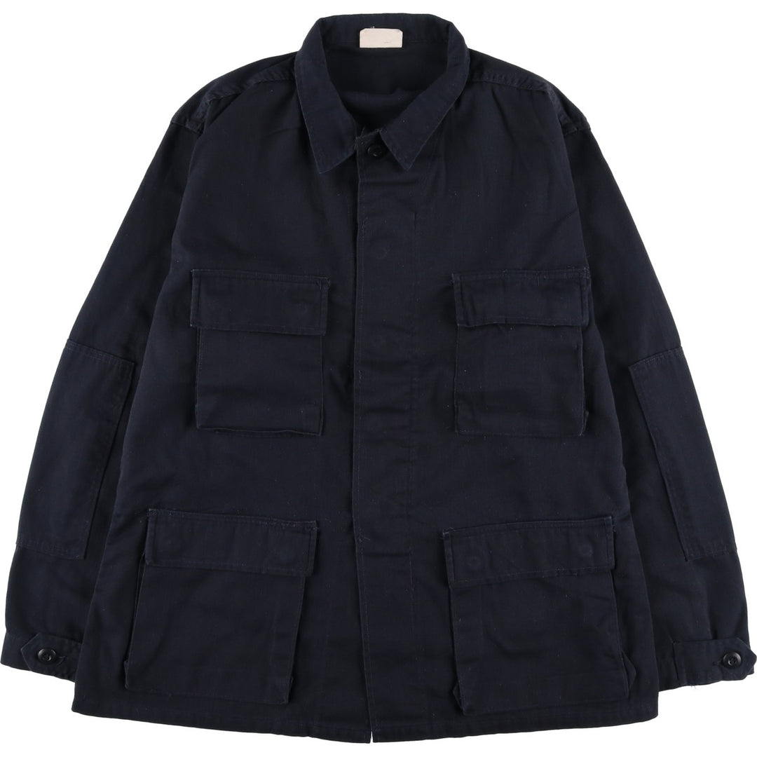 Civilian-made PROPPER BDU military jacket, men's size M equivalent. cotton black type Vintage Second Hand