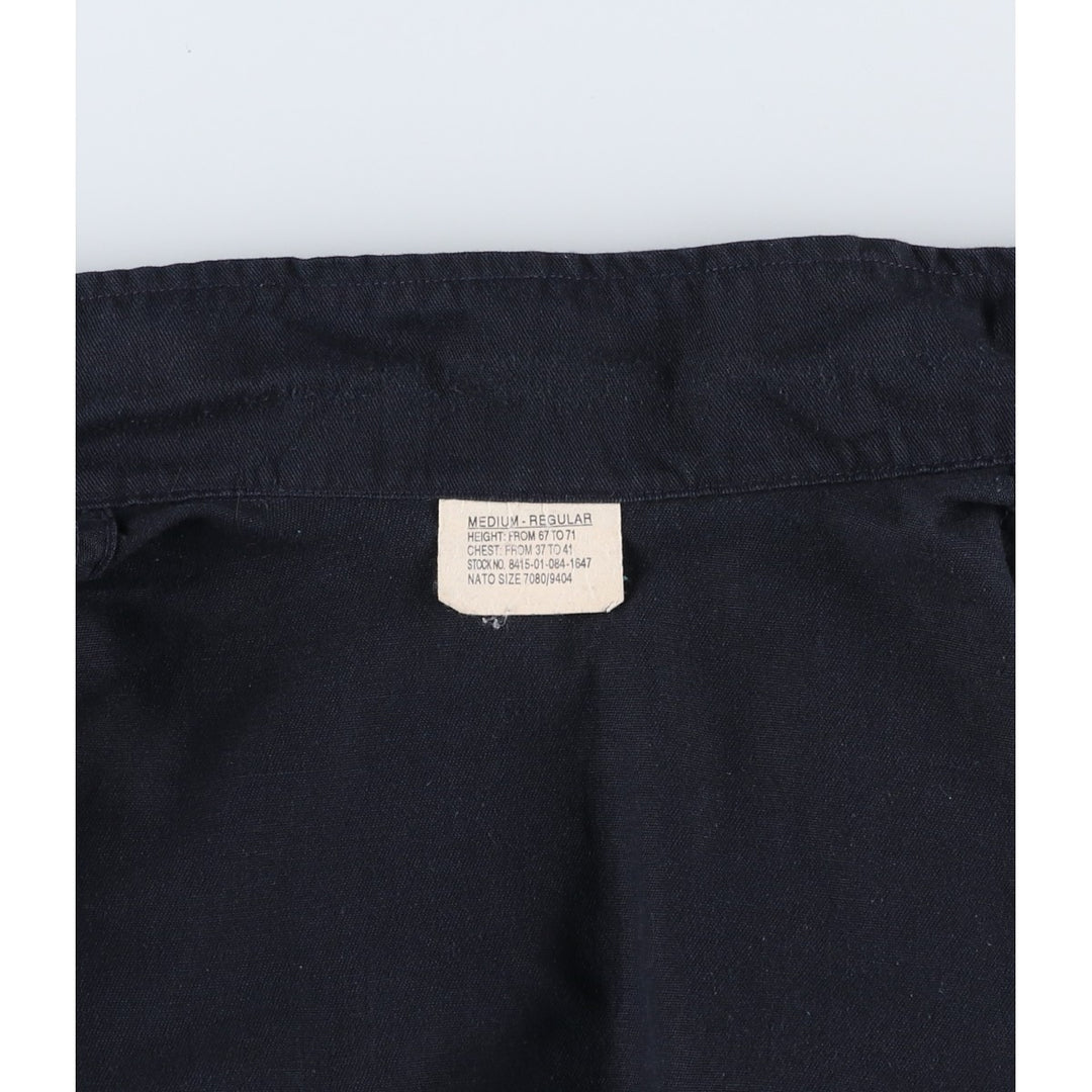 Civilian-made PROPPER BDU military jacket, men's size M equivalent. cotton black type Vintage Second Hand
