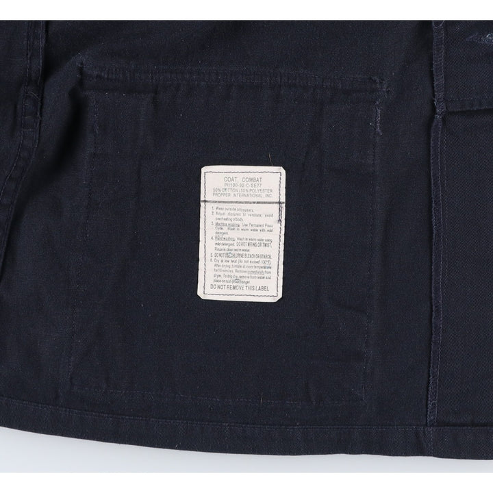 Civilian-made PROPPER BDU military jacket, men's size M equivalent. cotton black type Vintage Second Hand
