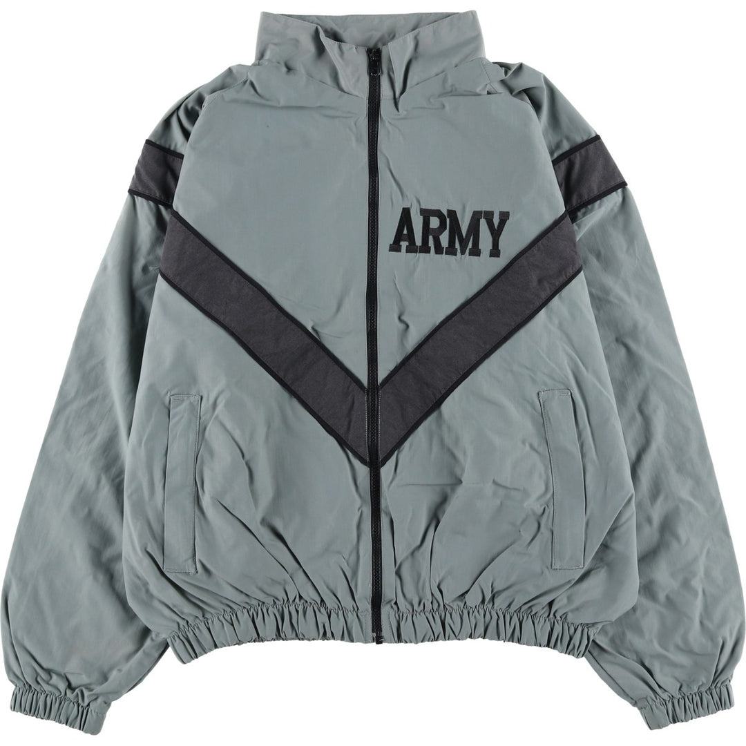 90'S USARMY SKILCRAFT IPFU Training Jacket Nylon Jacket Made in USA MEDIUM Nylon gray type Vintage Second Hand