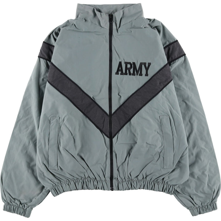 90'S USARMY SKILCRAFT IPFU Training Jacket Nylon Jacket Made in USA MEDIUM Nylon gray type Vintage Second Hand