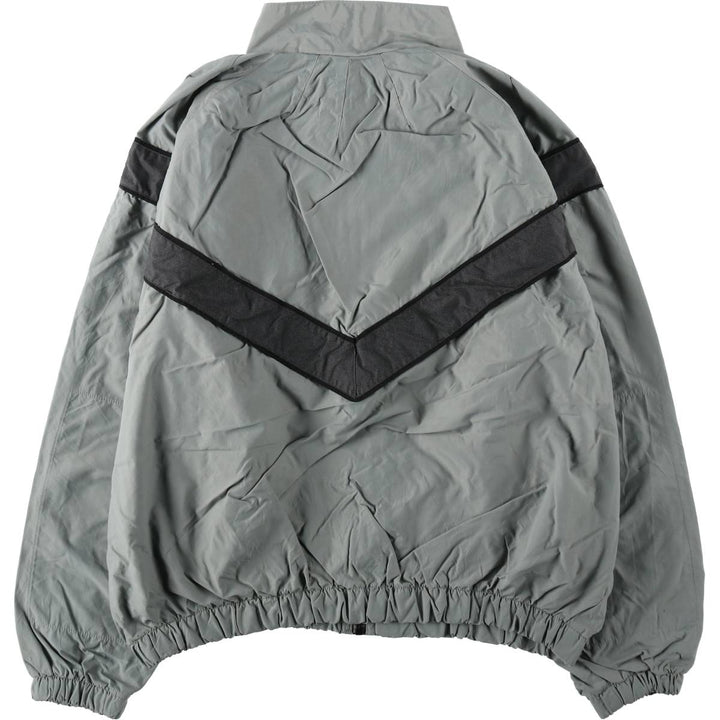 90'S SKILCRAFT IPFU Training Jacket, Nylon Jacket, Made in USA, Medium Nylon gray type Vintage Second Hand