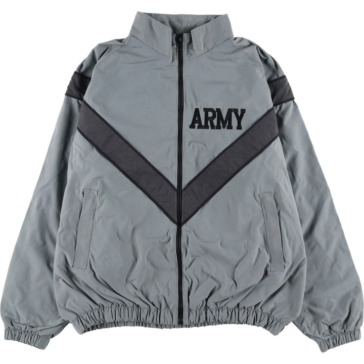 1990'S US Army IPFU Training Jacket, Nylon Jacket, Made in USA, Medium Size Nylon gray type Vintage Second Hand