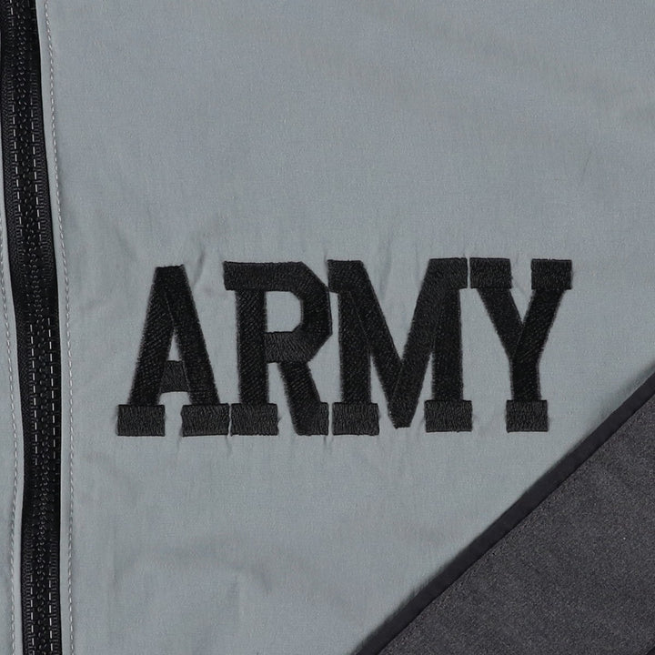 1990'S US Army IPFU Training Jacket, Nylon Jacket, Made in USA, Medium Size Nylon gray type Vintage Second Hand