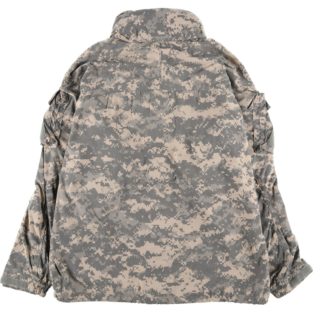 Camouflage ACU Digital Camo Military Softshell Jacket (MR - equivalent to Men's M) Nylon Beige type Vintage Second Hand