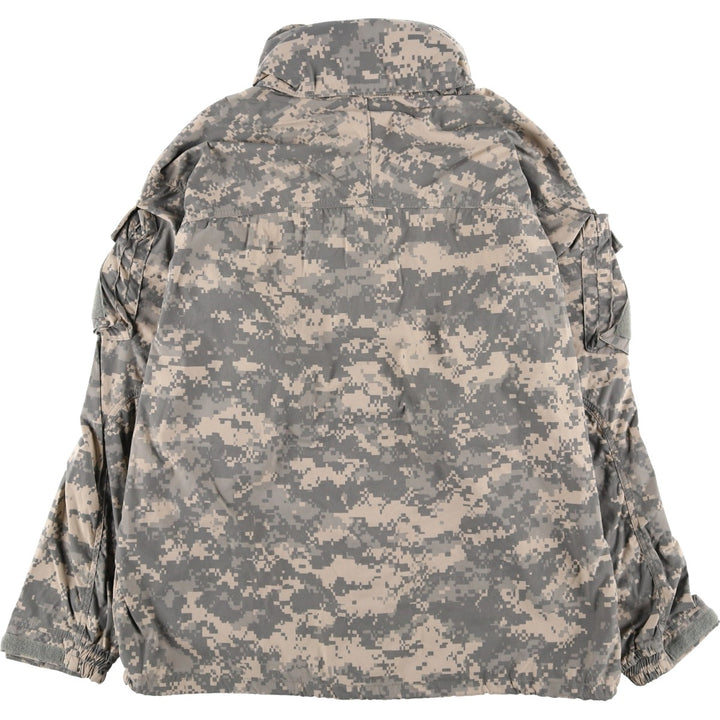 Camouflage ACU Digital Camo Military Softshell Jacket (MR - equivalent to Men's M) Nylon Beige type Vintage Second Hand