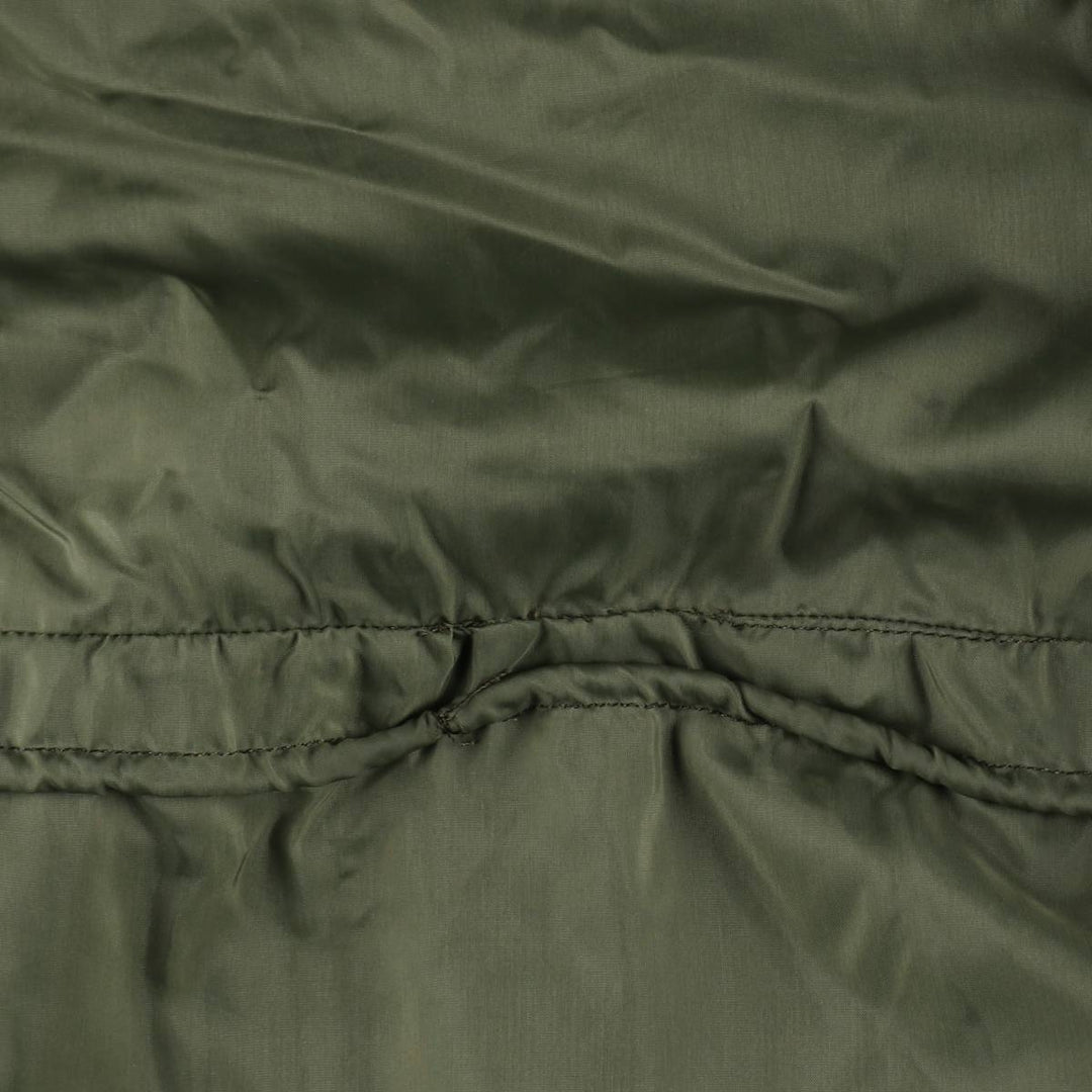 Bargain Price (with minor imperfections): 1990'S US Military Issue Woodland Camo ECWCS 1st Generation Mid-Production Military Gore-Tex Parka, Made in USA, Small-Short Nylon Khaki type Vintage Second Hand