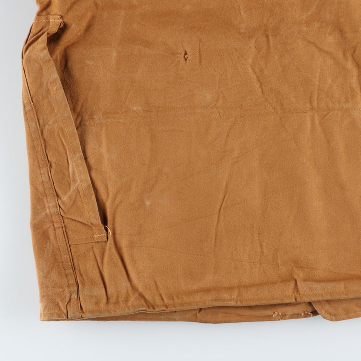 1960s-1970'S Sport-Bilt Duck Canvas Hunting Jacket, Men's Size L (approx.), Vintage unclear beige type brown Vintage Second Hand