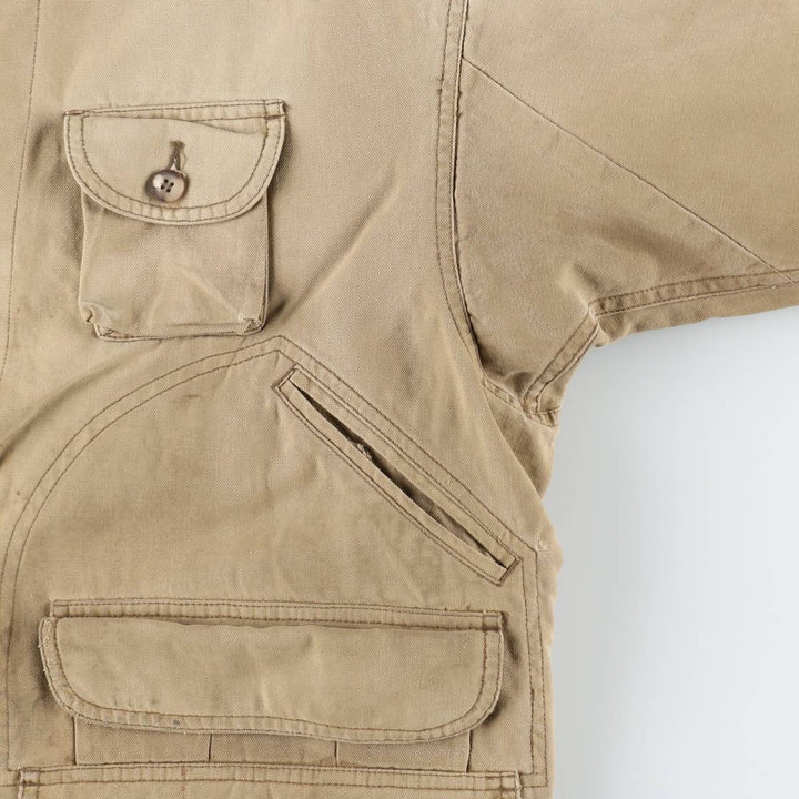 90'S GAP Old Gap Reversible Duck Hunting Jacket Men's S Vintage cotton Beige type Vintage Second Hand