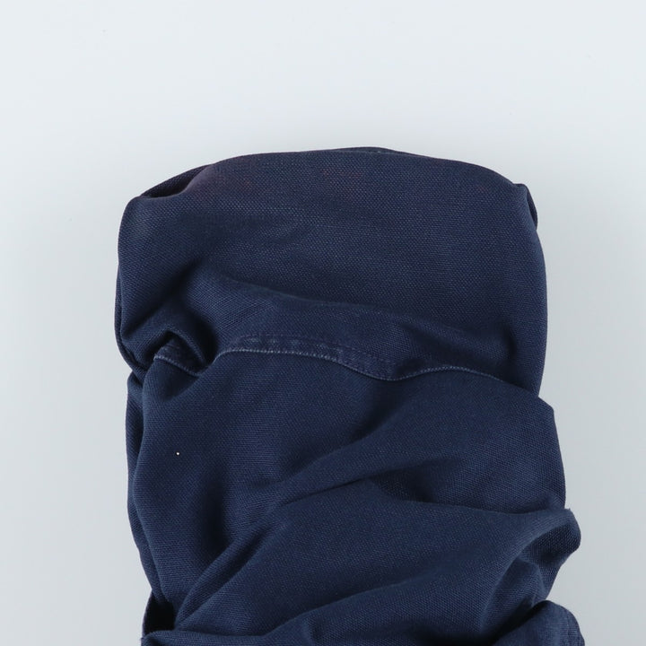 Vintage 80s-90'S Lands' End hunting jacket, men's size L cotton navy blue type Vintage Second Hand