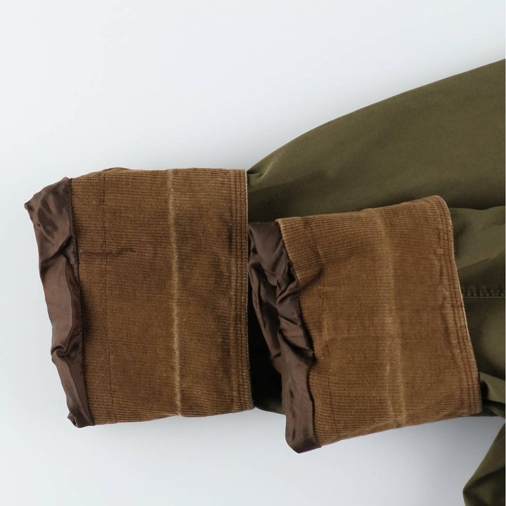 90'S J.Crew Vintage Hunting Jacket, Men's Size L cotton Khaki type Vintage Second Hand