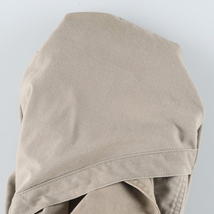 Vintage 80s-90'S Eddie Bauer hunting jacket with black tag, size XL, men's cotton Beige type Vintage Second Hand