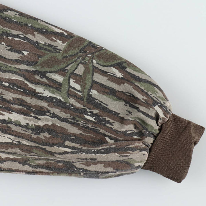 90'S SPARTAN Camouflage Pattern Realtree Camo Poly x Cotton Blouson Men's Size M (Equivalent) Vintage cotton brown type Vintage Second Hand