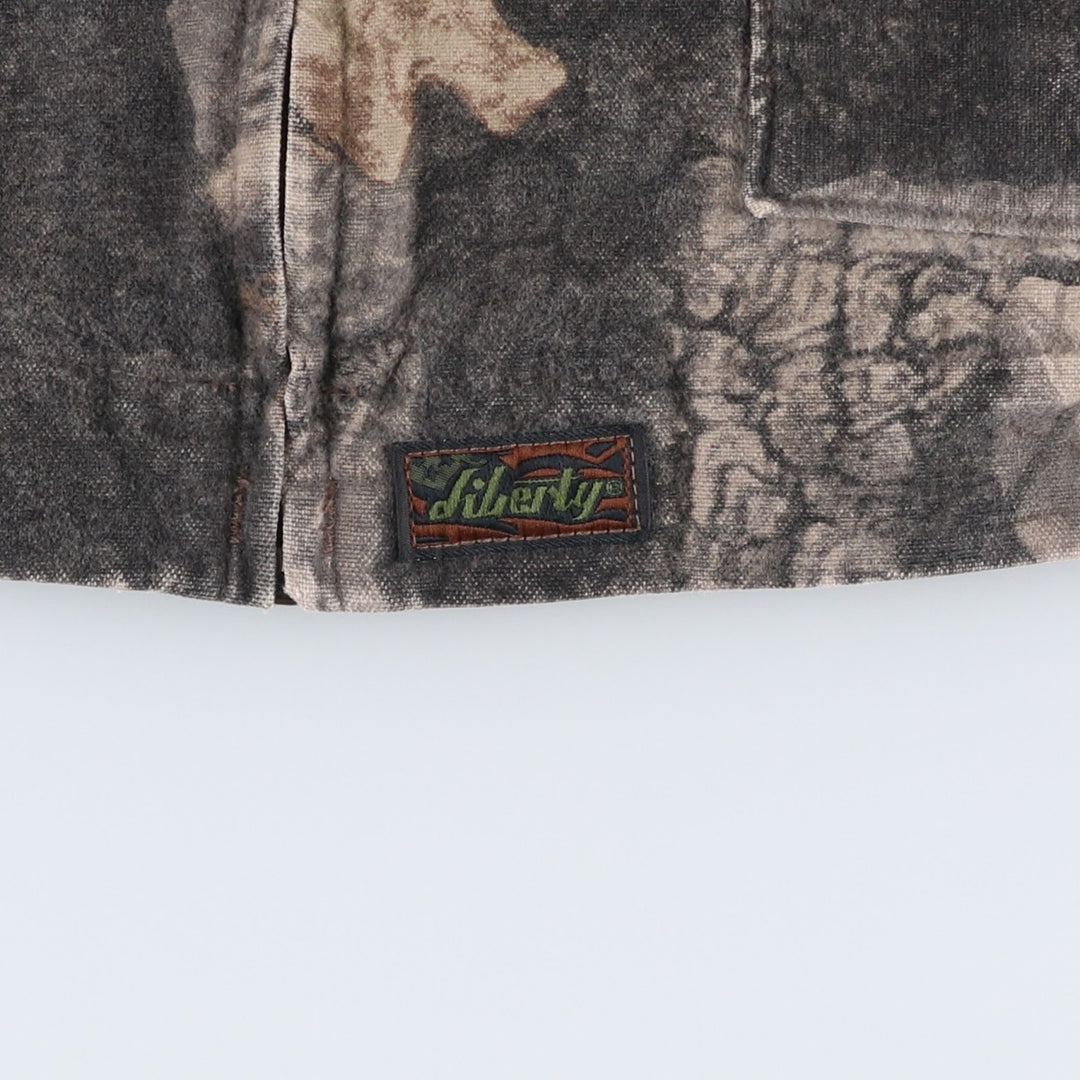 Liberty LIBERTY Camouflage Pattern Real Tree Camo Cotton Jacket Men's Size L (approx.) unclear Khaki type Vintage Second Hand