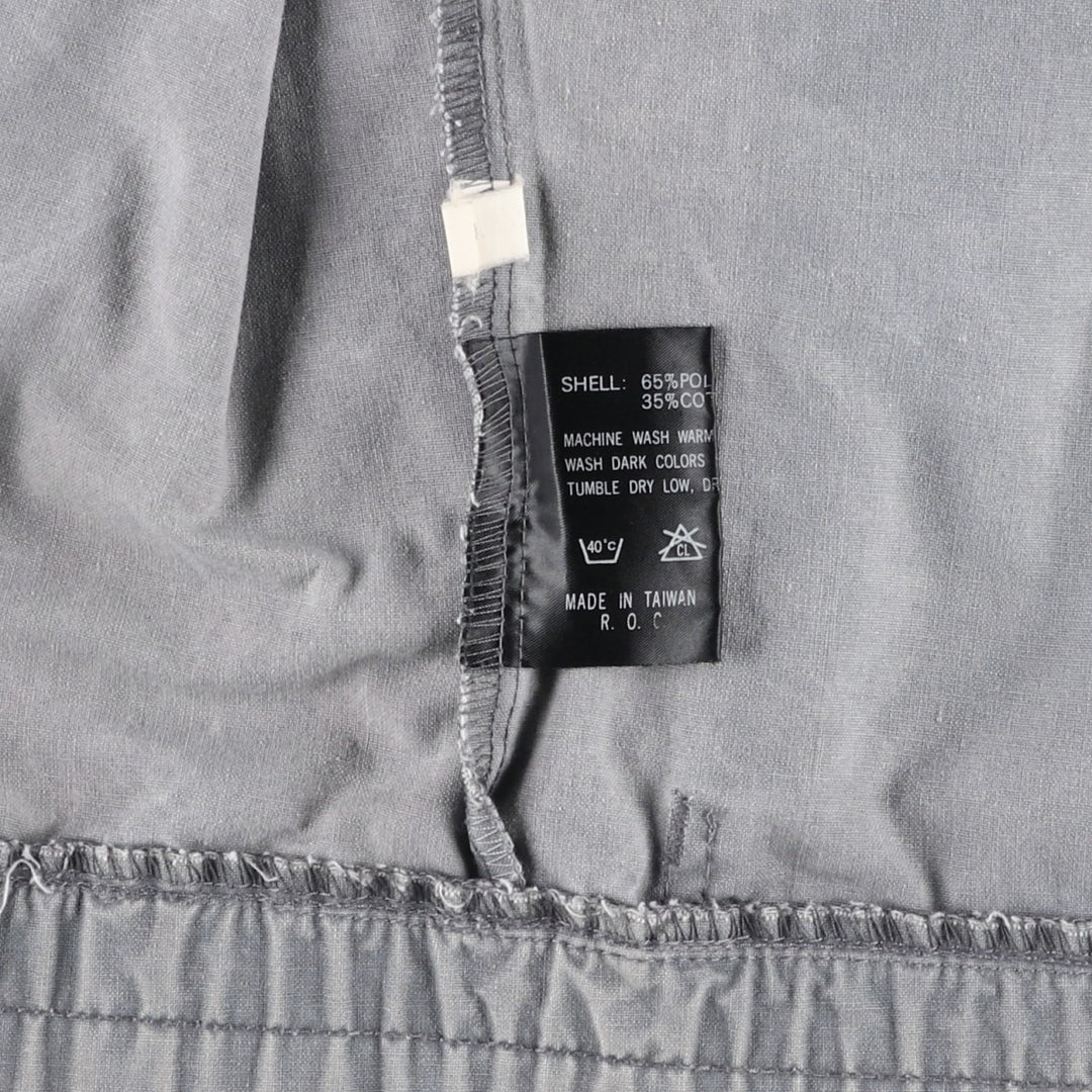 1990'S Ocean Pacific Silver Tag Poly/Cotton Jacket, Men's Size L (approx.), Vintage polyester gray type Vintage Second Hand