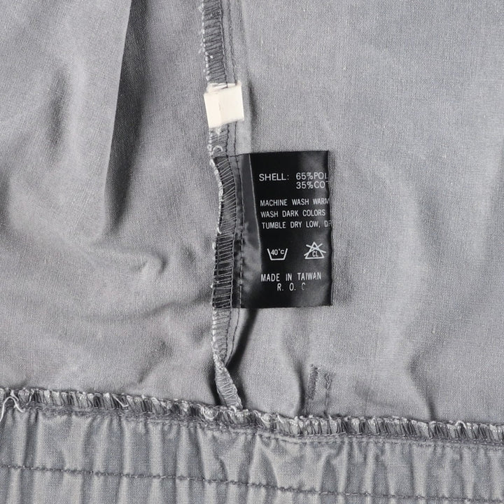 1990'S Ocean Pacific Silver Tag Poly/Cotton Jacket, Men's Size L (approx.), Vintage polyester gray type Vintage Second Hand