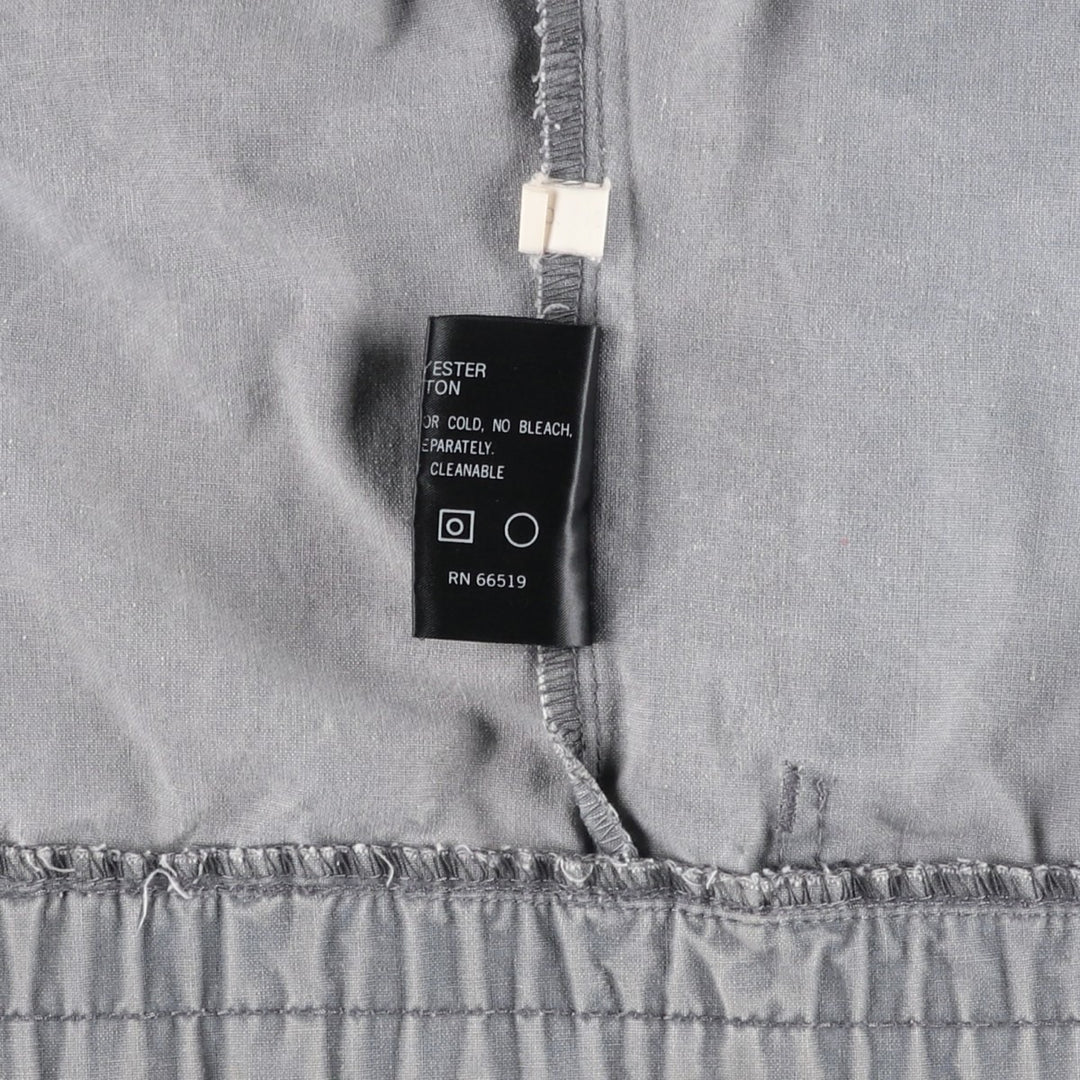 1990'S Ocean Pacific Silver Tag Poly/Cotton Jacket, Men's Size L (approx.), Vintage polyester gray type Vintage Second Hand