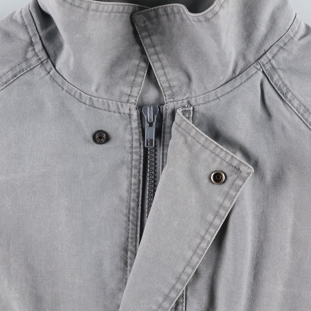 1990'S Ocean Pacific Silver Tag Poly/Cotton Jacket, Men's Size L (approx.), Vintage polyester gray type Vintage Second Hand