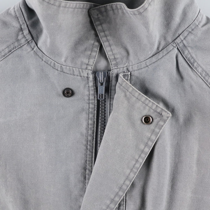 1990'S Ocean Pacific Silver Tag Poly/Cotton Jacket, Men's Size L (approx.), Vintage polyester gray type Vintage Second Hand