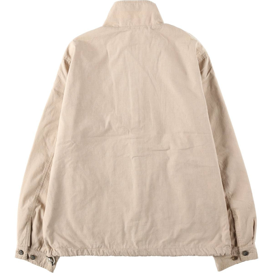 Ralph Lauren POLO GOLF houndstooth pattern cotton jacket, men's size M (approx.) cotton Beige type Vintage Second Hand