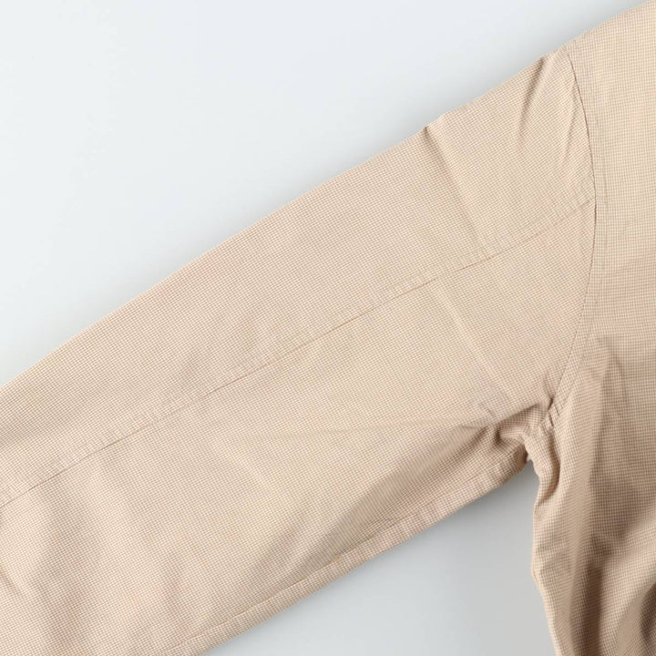 Ralph Lauren POLO GOLF houndstooth pattern cotton jacket, men's size M (approx.) cotton Beige type Vintage Second Hand