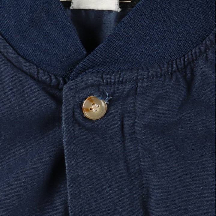 90s-00'S HABAND Derby Jacket Cup Shoulder Jacket Men's XXL equivalent unclear navy blue type Vintage Second Hand