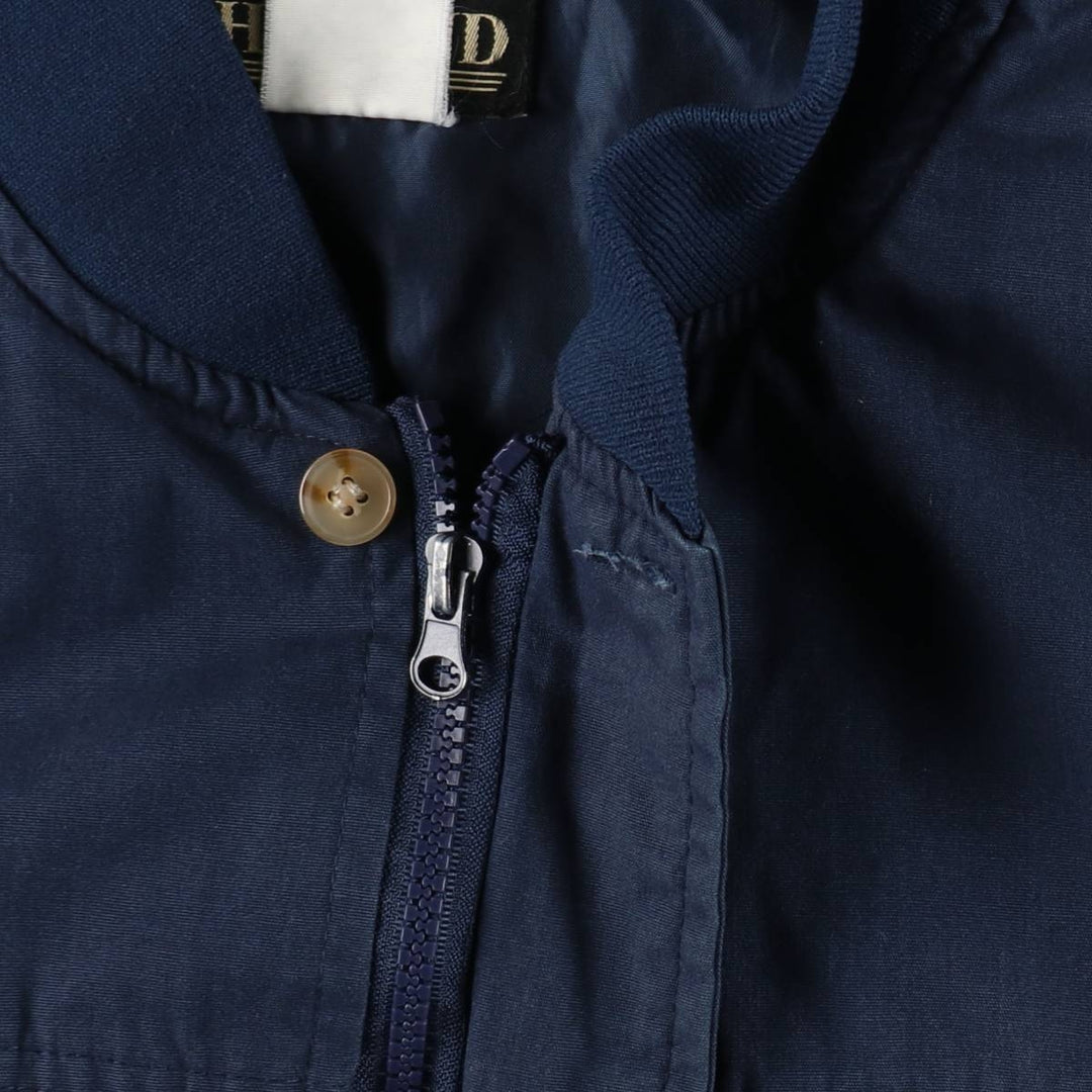 90s-00'S HABAND Derby Jacket Cup Shoulder Jacket Men's XXL equivalent unclear navy blue type Vintage Second Hand