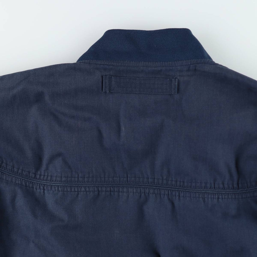 90s-00'S HABAND Derby Jacket Cup Shoulder Jacket Men's XXL equivalent unclear navy blue type Vintage Second Hand