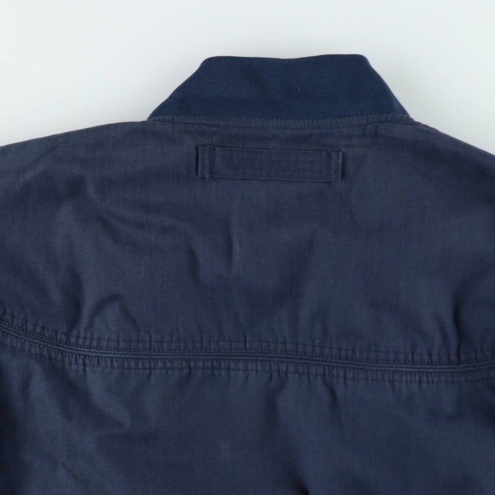 90s-00'S HABAND Derby Jacket Cup Shoulder Jacket Men's XXL equivalent unclear navy blue type Vintage Second Hand
