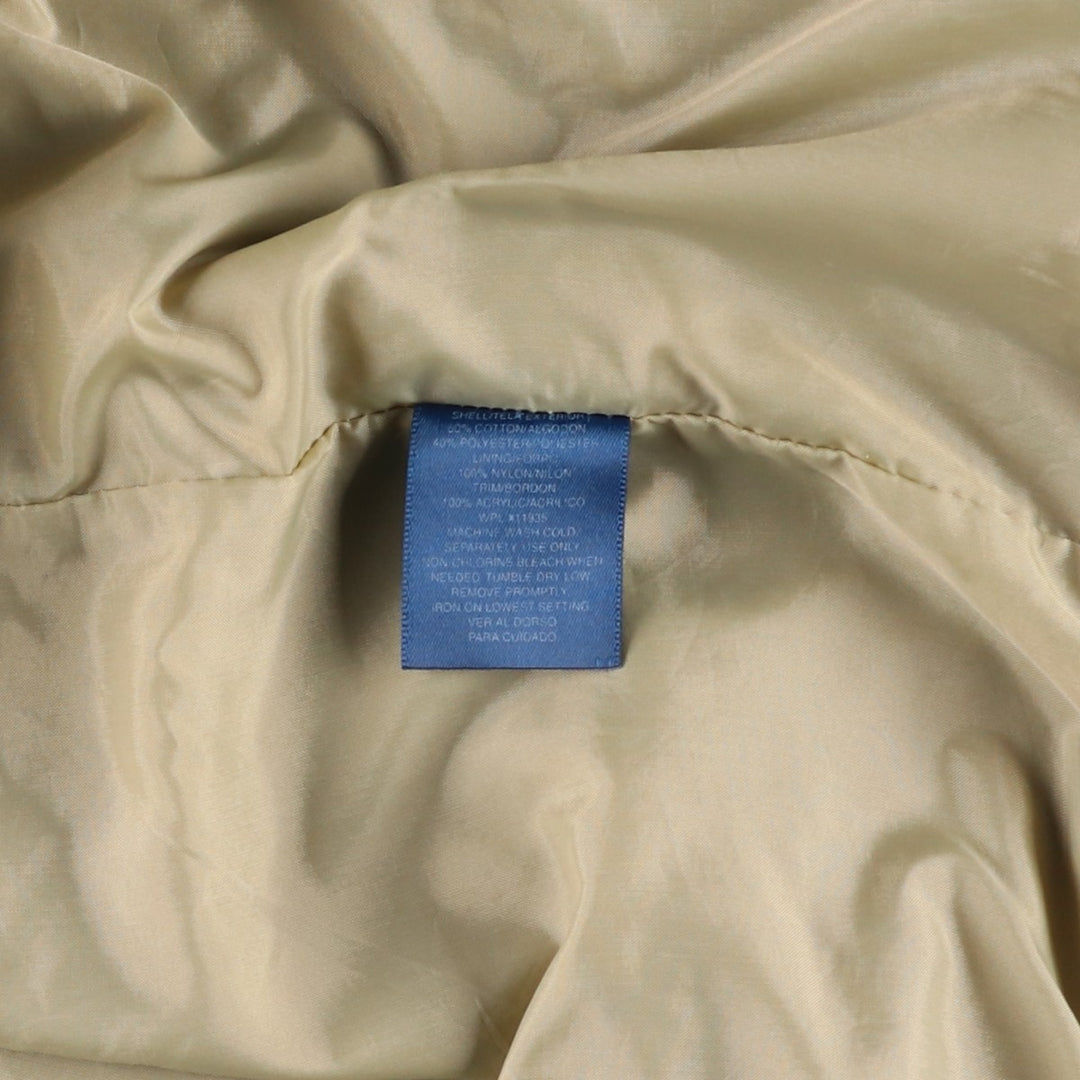Vintage 80s-90'S Town Craft Derby Jacket, Cup Shoulder, Men's XL cotton Beige type Vintage Second Hand
